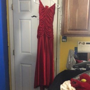 B.Darlin Stunning Red Prom Dress